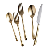 Ensemble de 3 couverts en acier inoxydable au design unique pour restaurant, mariage, usage domestique, écologique, durable, résistant à la rouille