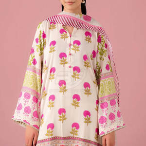 Kurta Shalwar 2025 para Mujer, Tela de Algodón Suave, OEM/ODM Disponible, Venta en Línea, Premium Pakistaní - Product Image 4