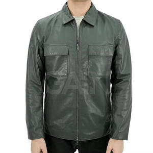 Chaqueta de Cuero de Invierno para Hombre 2026 en Venta, Chaquetas de Moda Cómodas, Chaquetas de Invierno Personalizadas de Buena Calidad - Product Image 3