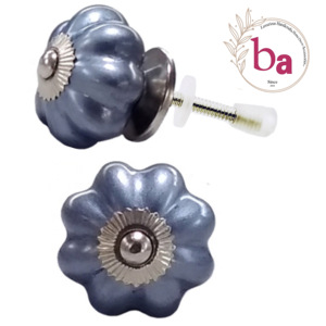 ลูกบิดแตงโมเซรามิกนีออนสไตล์ทันสมัยมือจับประตูลิ้นชักตู้และที่ดึงสำหรับใช้ในห้องครัวตู้เสื้อผ้าและห้องน้ำ - Product Image 1