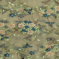 Tissu en filet brodé de haute qualité, robe de mariée de luxe, vêtements de mode, fabricant sur mesure, OEM ODM, usine de tissus en Inde