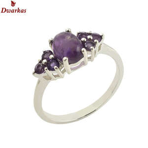 Super Fine Quality Unique 925 Sterling Silver Natural Rainbow Moon Multi-Gemstone <b>Ring</b> Classic <b>Wedding</b> Party Bezel Setting - Product Image 3