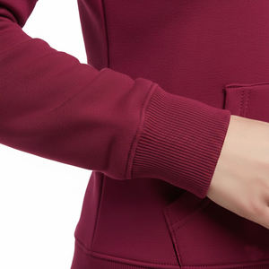 Heavyweight Merlot Hoodie Women Streetwear Deep Burgundy Pullover High Quality Cotton Fleece Oversized Hooded <b>Sweatshirt</b> hoodies - Product Image 6