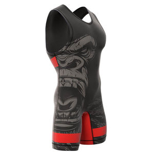 Nouveauté, Singlet de lutte pour homme de haute qualité, vente en gros personnalisée, uniforme de lutte pour homme, singlet de lutte respirant, OEM - Product Image 2