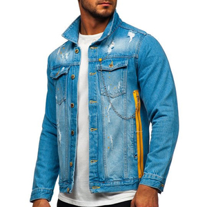 Chaqueta vaquera personalizada para hombre, último diseño, vaquera de alta calidad, precio al por mayor, chaquetas para hombre, chaquetas para hombre, chaqueta para hombre - Product Image 3