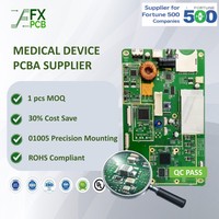 Carte de circuit imprimé de thermomètre certifiée ISO 13485 pour dispositif chirurgical de salle d'opération avec norme médicale PCB de classe 3 IPC