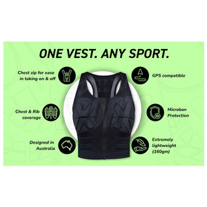 อุปกรณ์ป้องกันหน้าอกสำหรับผู้หญิงสำหรับฝึกศิลปะการต่อสู้ติดต่อกีฬาสวมใส่สบายปรับขนาดได้ - Product Image 4