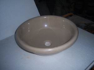 Lavabo en onyx naturel, Lavabo en onyx vert multi, Lavabo de salle de bain en onyx circulaire - Product Image 2