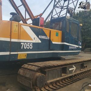 รถเครนไฮดรอลิกแบบตีนตะขาบ Kobelco7055 มือสอง ขนาด 55 ตัน บูมแบบตาข่าย สูงสุด 51.8 เมตร แบรนด์ญี่ปุ่นแท้ ชั่วโมงการทำงานต่ำ ได้รับการรับรองมาตรฐาน CE - Product Image 2