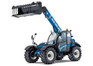 Tracteur agricole 4x4 bleu à transmission par engrenages, composant moteur essentiel pour une productivité élevée - Product Image 3