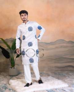 Neo Nakkashi designer kurta - Product Image 3