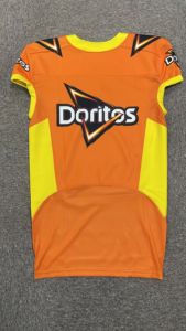 Camiseta de fútbol americano por sublimación personalizada, uniforme transpirable de manga corta con características de talla grande - Product Image 6