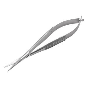 Ciseaux à cuticules micro-spring en acier inoxydable, soin des ongles, coupe des sourcils et des cils, élimination des peaux mortes, outil de manucure professionnel - Product Image 1