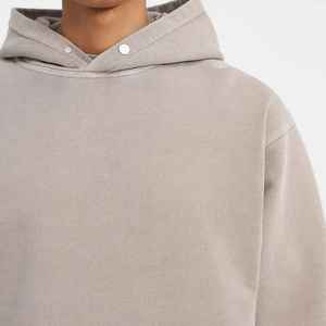 Sudaderas con capucha con estampado Unisex de peso pesado de alta calidad, sudaderas con capucha de gran tamaño personalizadas para hombres, sudaderas con capucha de algodón polar para hombres - Product Image 3