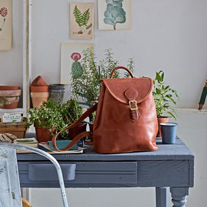 Sac à dos d'étudiant unisexe en cuir véritable motif bonbon fermeture à glissière logo personnalisable 20-36L style rock sept poches polyvalent - Product Image 2