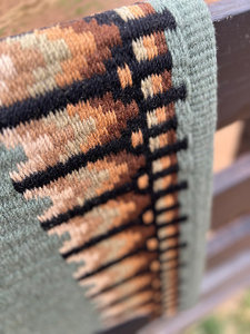 Manta de sillín de lana hecha a mano con diseño de Nueva Zelanda para Western Show Horse Top Wool Saddle Pad con tamaño de forro polar - Product Image 6