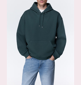 Sudadera con Capucha de Felpa de Algodón Premium, Unisex, Corte Holgado, Estilo Urbano, con Opciones de Logotipo Personalizado y Bordado - Product Image 1