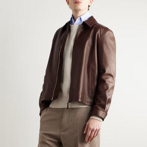 Veste en cuir PU épaisse et chaude pour homme, nouvelle arrivée 2026, de qualité supérieure, respirante, décontractée, tendance, vêtements d'extérieur, veste de motard - Product Image 2