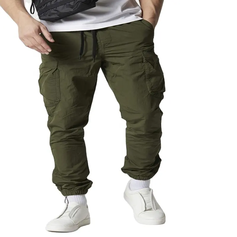 Pamuklu joggers kamuflaj erkekler pantolon stil erkekler slim fit pantolon ve sweatpants pamuk haki baggy kargo pantolon