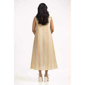 เดรสทรงปกติสำหรับผู้หญิง แบบไม่มีสายรัดไหล่ ดีไซน์หรูหรา เหมาะสำหรับงานปาร์ตี้/ใส่ทำงาน สไตล์ลำลอง ระบายอากาศได้ดี สีพื้น รุ่น WM-DRS-SS24-121 ไซส์ XL - Product Image 1