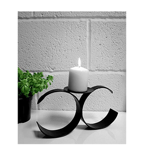 New Customized <b>Top</b> Selling Sale Metal Tealight Candle Stand Ring Shape Home Decor Vintage Candlestick Stand - Product Image 6