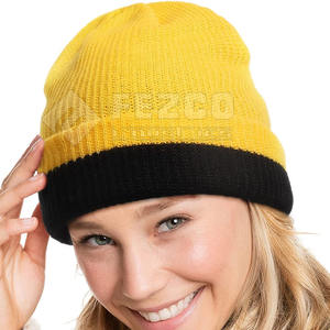 หมวกบีนนี่ดีไซน์ล่าสุดสำหรับเยาวชนหมวกบีนนี่ - Product Image 5