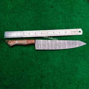 มีดเชฟซันโตกุ356ชั้นมีดทำครัวด้ามไม้ - Product Image 6