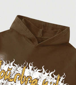 Sudadera con Capucha y Pantalones Deportivos de Punto con Cordón, Estampado de Letras y Estrellas Personalizado Premium para Hombre, de Moda - Product Image 3