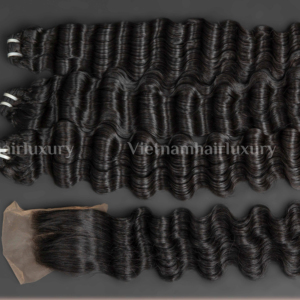 Cabello Virgen Remy Vietnamita Súper Doble Trama, Cutícula Completa Alineada, Paquete de Trama Única, Liso Extremo, Precio Mayorista, Proveedor - Product Image 1