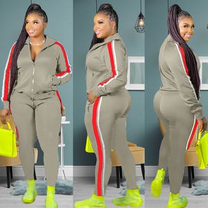 ชุดวอร์มออกกำลังกายแบบมีฮู้ดสำหรับผู้หญิงชุดวอร์มมีซิปออกแบบโลโก้ได้ตามต้องการ - Product Image 5