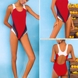 Nouveau une pièce taille haute pleine longueur Sexy Push maillots de bain femmes imprimé maillot de bain respirant séchage rapide été Fitness ensemble - Product Image 1