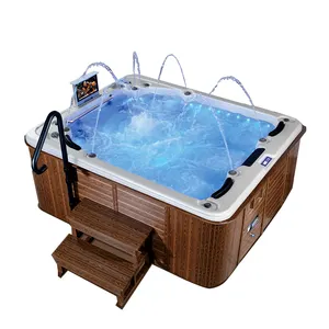 Vente en gros Vente au plus bas Promo de bain à remous gonflable Modèle 2-4 personnes Bains à remous extérieurs et baignoire Grand spa extérieur