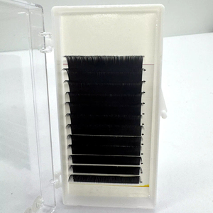 Extensions de cils individuelles en PBT coréen, marque privée, fournitures pour extensions de cils, plateaux de cils, volume, cachemire, extension de cils, courbure C et D, 0,05 mm - Product Image 1