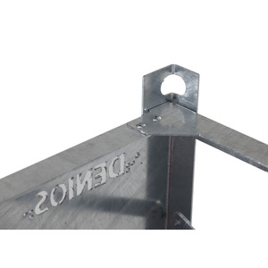 Steel gas cylinder pallet, hot-dip galvanized, for 12 gas cylinders with max. 300 mm - Product Image 6