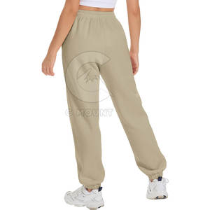 Alto fabricante mejor Material etiqueta privada su propio diseño nuevo estilo pantalones de chándal para mujeres - Product Image 3