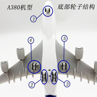 79 styles de cadeaux d'affaires, modèle d'avion original de 30 cm à l'échelle 1:240, jouet de simulation d'avion Airbus, A380 B737 B747 B787, modèle d'avion en résine