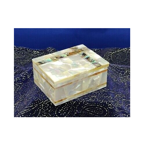 Mother of Pearl Jewelry Gift Boxe Lowest Prices Handmade Natural Mother Pearl Inlay Decorative Jewelry Storage Box