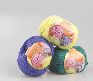 [Misoknit] Macaron - Fil à tricoter en coton acrylique doux / Fil à crocheter / 66 couleurs 2 mm Fil coréen mélangé de qualité supérieure - Product Image 4