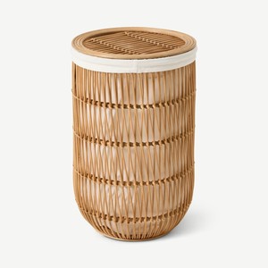 Cesta de mimbre para almacenamiento y organización de ropa, organizador de ropa tejido, precio directo de fábrica - Product Image 2
