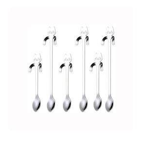 มิเรอร์เหล็กช้อนกาแฟชาตุ๊กตาออกแบบของขวัญธุรกิจขายส่งการปรับแต่งราคาต่ำสุด - Product Image 1