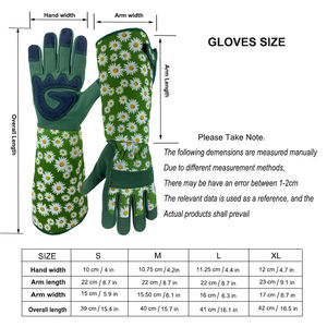 Gants de jardinage en cuir pour hommes grande taille, protection anti-chimique pour le désherbage, le creusement, le râteage, l'élagage - Gants de sécurité durables - Product Image 5