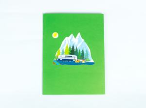 การ์ดขนส่งเกรดขั้นสูงการ์ดของขวัญงานหัตถกรรมทำมือ3D ป๊อปอัพ - Product Image 6