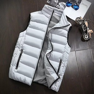 Nuevo diseño OEM personalizado sin mangas burbuja chalecos invierno prendas de vestir utilidad chaqueta Gilet negro gimnasio correr hombre Puffer chaleco - Product Image 3