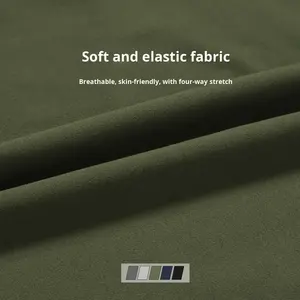 Chaqueta Deportiva de Contraste de Color para Hombre, Conjunto Deportivo de Talla Grande, Chaqueta Cortavientos para Correr y Hacer Ejercicio, Personalizable al por Mayor - Product Image 2