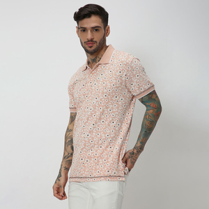 Sublimation logo personnalisé T-shirt de sport séchage rapide polo imprimé à manches courtes pour hommes - Product Image 3