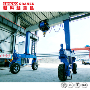 10 Tonnen 20 Tonnen 40 Tonnen Elektrischer Mobiler <span class=keywords><strong>RTG</strong></span> Einträger-Gummibereifter Portalkran Preis - Product Image 4