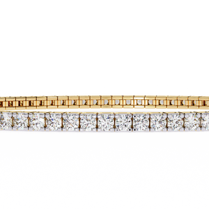 Fabulous 18K <b>Gold</b> Lab Grown Diamond Bracelet & <b>Bangle</b> - Product Image 3