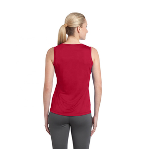 Camiseta sin Mangas Perfecta para Mujer, Color Personalizado, Jersey para Dama, Transpirable, de Algodón y Fibra de Bambú, Antibolitas, de Secado Rápido, con Dobladillo Curvo, Informal - Product Image 6