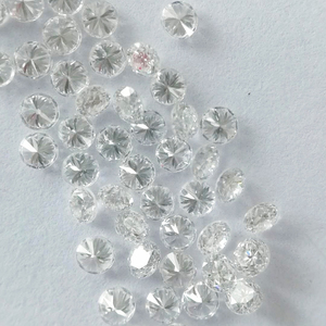 2,50 MM, color de la D-E-F VS Clarity 1,00 CT TCW, diamantes pulidos sueltos HPHT CVD cultivados en laboratorio blanco completo para joyería de boda - Product Image 1
