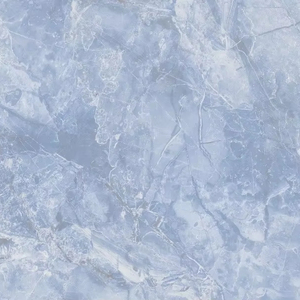 Orientbell vitrified (gvt) 600X1200 DR Super GLOSS หินหินอ่อนสีฟ้า LT เงามันวาวขนาดใหญ่กระเบื้องพอร์ซเลนผนังใหญ่ - Product Image 1